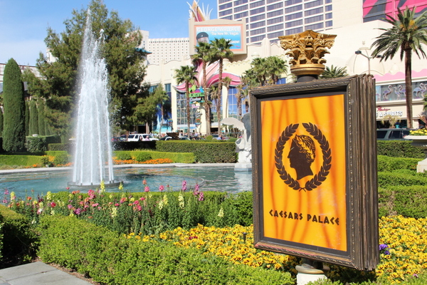 Jardins do Caesars Palace em Las Vegas