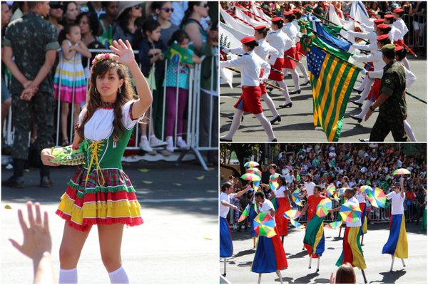 Desfile 7 de Setembro | Brasília | Fanfarras representando sua região