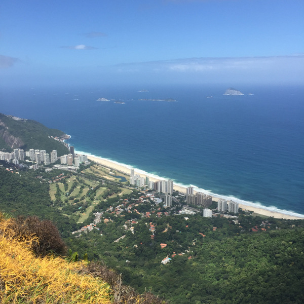 A vista da Zona Sul do Rio