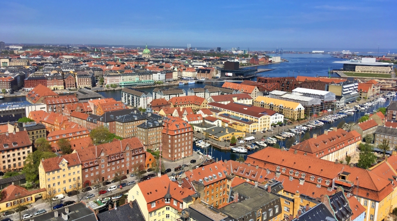 Copenhague vista do alto