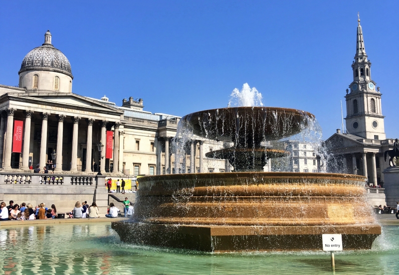 O que fazer em Londres - Trafalgar square