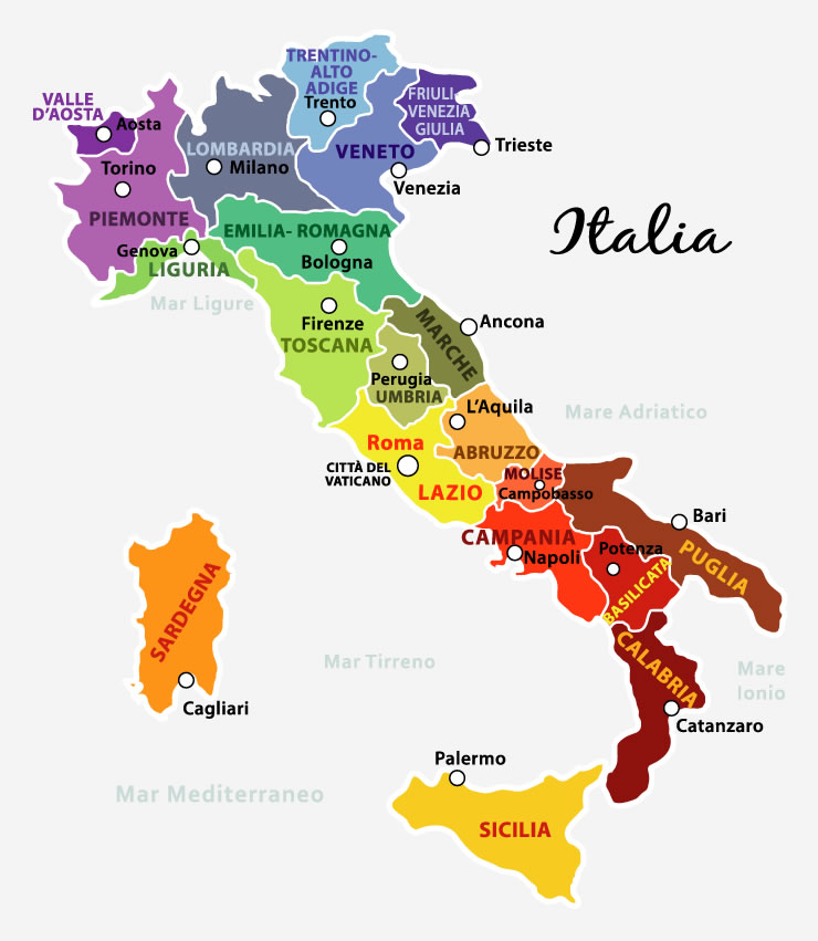 Viagem para Itália | Mapa
