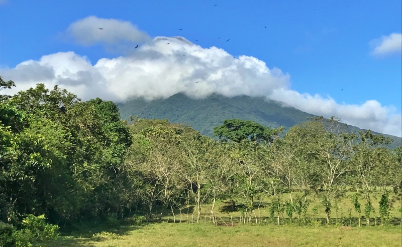Vulcão Arenal na Costa Rica