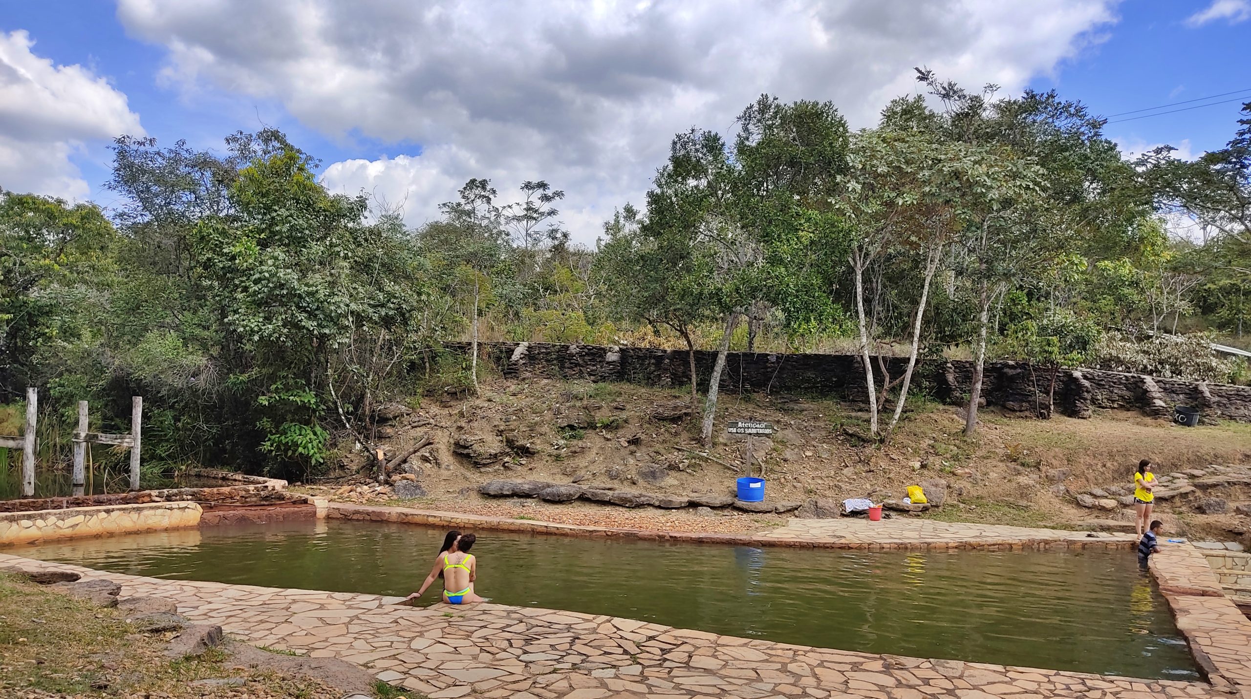 Piscinas naturais da Cachoeira do Girassol, em Goiás
