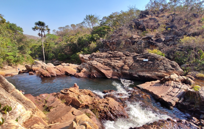 Piscina natural - Cachoeira do Coqueiro