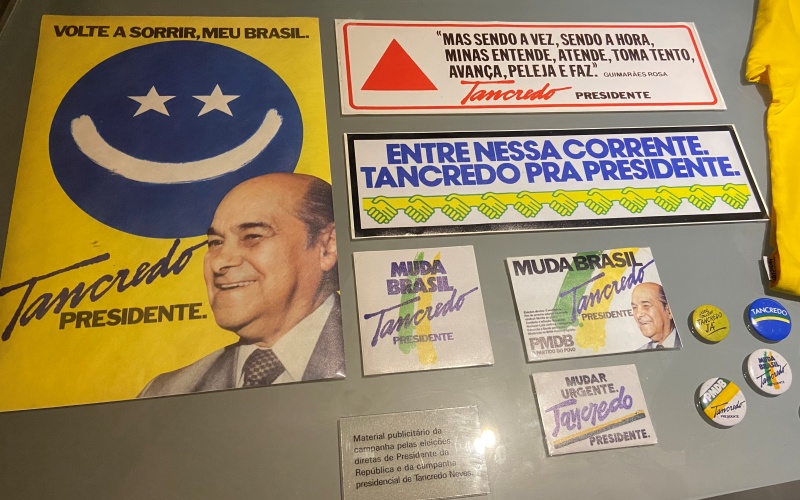 Material de campanha Tancredo Neves